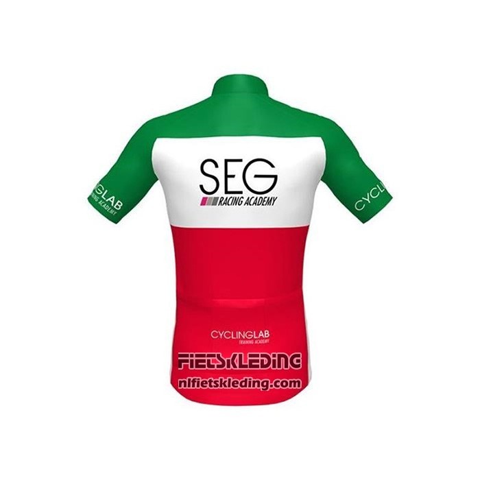 2020 Fietskleding SEG Racing Academy Kampioen Italie Korte Mouwen en Koersbroek